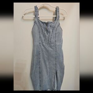 Casual Denim Mini Dress
